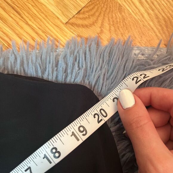 Vintage ABS Allen Schwartz Vintage Black Evening Dress Size 12 - Picture 5 of 6